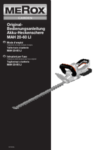 Manuale Merox MAH 20-60 LI Tagliasiepi