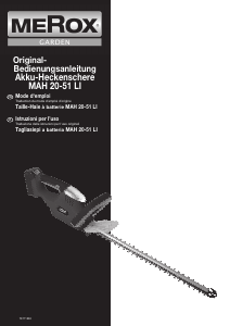 Mode d’emploi Merox MAH 20-51 LI Taille-haies