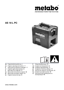 Használati útmutató Metabo AS 18 L PC Porszívó