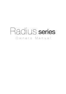 Handleiding Monitor Audio Radius One Luidspreker