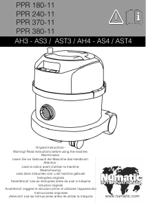 Mode d’emploi Numatic PPR 240-11 Aspirateur