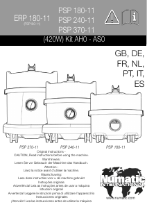 Mode d’emploi Numatic PSP 370-11 Aspirateur