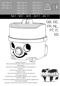 Mode d’emploi Numatic NVP 370-11 Aspirateur