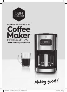 Brugsanvisning OBH Nordica OP480DS0 Heritage Kaffemaskine