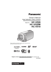 Manual Panasonic HC-V520K Camcorder