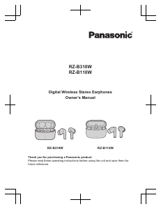 Manual Panasonic RZ-B310W Headphone