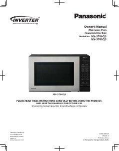 Manual Panasonic NN-ST66QSC Microwave
