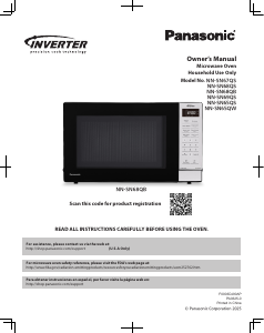 Bruksanvisning Panasonic NN-SN65QSD Mikrovågsugn