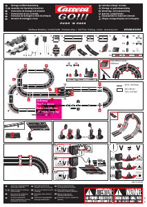 Bruksanvisning Carrera 62393 Push N Pass Racerbana