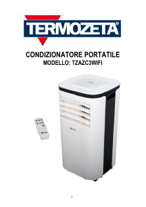 Manuale Termozeta TZAZC3WIFI Condizionatore d’aria