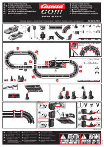 Manuale Carrera 62396 Speed n race Pista de gara