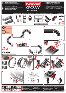 Manuale Carrera 62429 Max action Pista de gara