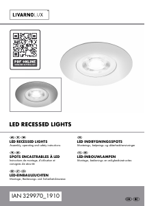 Mode d’emploi LivarnoLux IAN 329970 Lampe