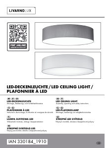 Mode d’emploi LivarnoLux IAN 330184 Lampe