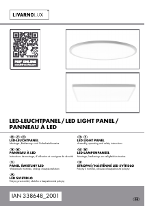 Bruksanvisning LivarnoLux IAN 338648 Lampa