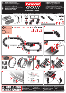 Manuale Carrera 62430 Highway Chase Pista de gara