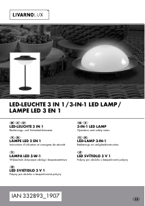 Mode d’emploi LivarnoLux IAN 332893 Lampe