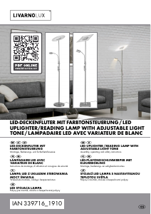 Mode d’emploi LivarnoLux IAN 339716 Lampe