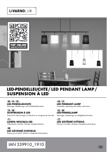 Bruksanvisning LivarnoLux IAN 339910 Lampa