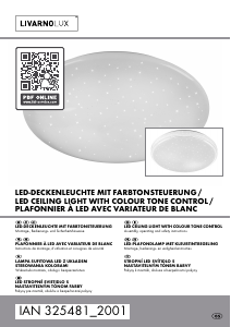 Bruksanvisning LivarnoLux IAN 325481 Lampa
