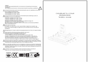 Bruksanvisning Branford HN 4414 Cykelhållare