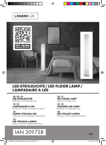 Mode d’emploi LivarnoLux IAN 309728 Lampe