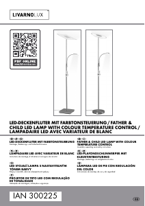 Bruksanvisning LivarnoLux IAN 300225 Lampa