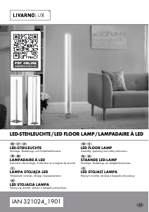 Bruksanvisning LivarnoLux IAN 321024 Lampa