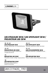 Bruksanvisning LivarnoLux IAN 319420 Lampa
