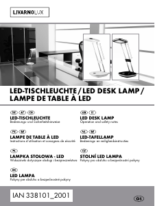 Manual LivarnoLux IAN 338101 Lamp