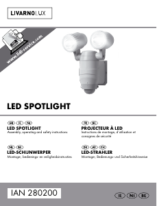 Mode d’emploi LivarnoLux IAN 280200 Lampe
