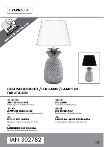 Bruksanvisning LivarnoLux IAN 302782 Lampa