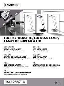 Bruksanvisning LivarnoLux IAN 288710 Lampa