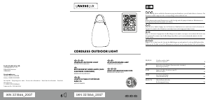 Bruksanvisning LivarnoLux IAN 351866 Lampa