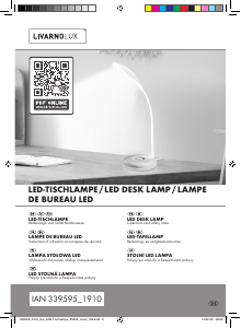 Bruksanvisning LivarnoLux IAN 339595 Lampa