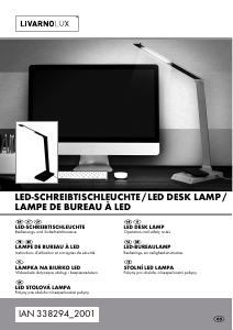Mode d’emploi LivarnoLux IAN 338294 Lampe