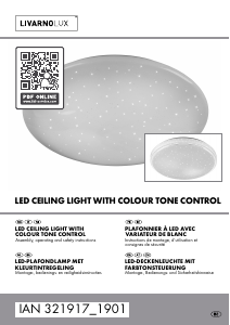 Bruksanvisning LivarnoLux IAN 321917 Lampa