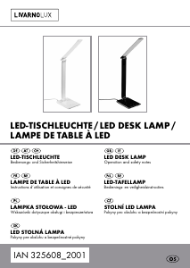 Bruksanvisning LivarnoLux IAN 325608 Lampa