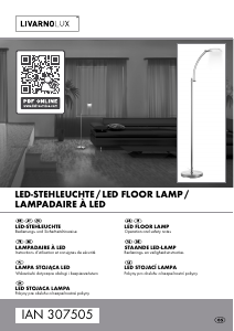 Bruksanvisning LivarnoLux IAN 307505 Lampa
