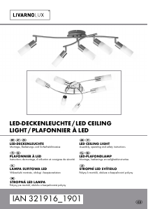 Bruksanvisning LivarnoLux IAN 321916 Lampa