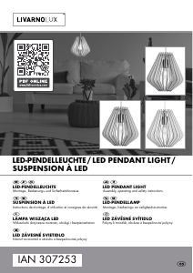Bruksanvisning LivarnoLux IAN 307253 Lampa