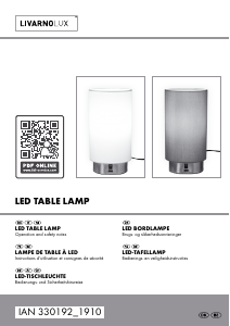 Mode d’emploi LivarnoLux IAN 330192 Lampe