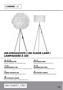 Bruksanvisning LivarnoLux IAN 326057 Lampa