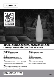 Bruksanvisning LivarnoLux IAN 332968 Lampa