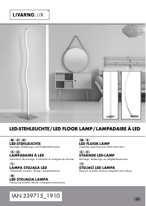 Bruksanvisning LivarnoLux IAN 339715 Lampa