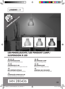 Mode d’emploi LivarnoLux IAN 280436 Lampe