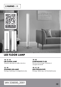 Bruksanvisning LivarnoLux IAN 338500 Lampa
