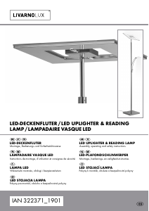 Bruksanvisning LivarnoLux IAN 322371 Lampa