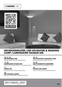Mode d’emploi LivarnoLux IAN 338652 Lampe