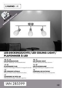 Mode d’emploi LivarnoLux IAN 285599 Lampe